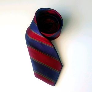 VTG Polo Ralph Lauren Striped 100% Silk Tie
